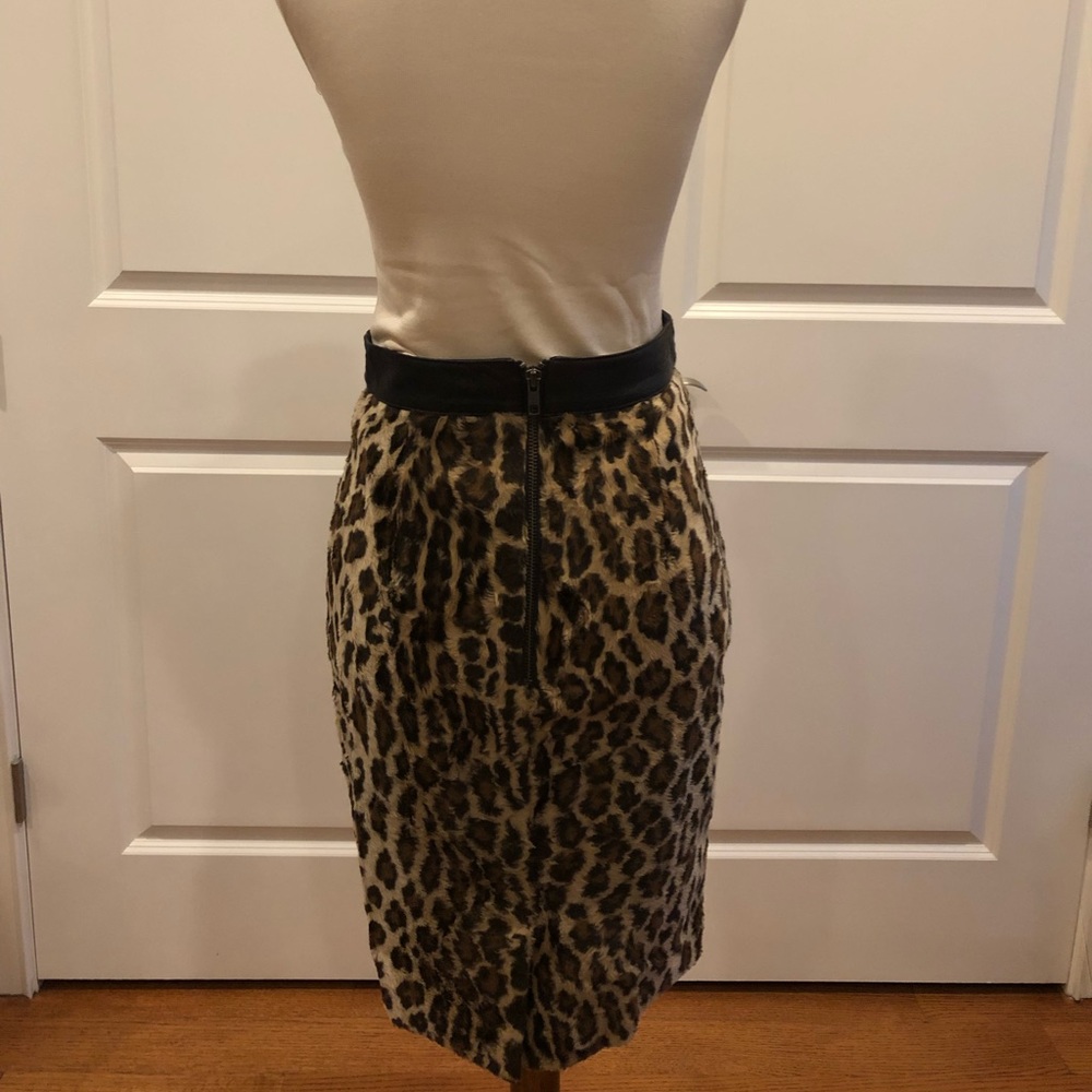 ELIZABETH AND JAMES leopard pencil skirt - Picture 2 of 8